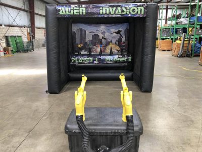 Alien Invasion Inflatable Shooting Game Rental - Cincinnati, Ohio