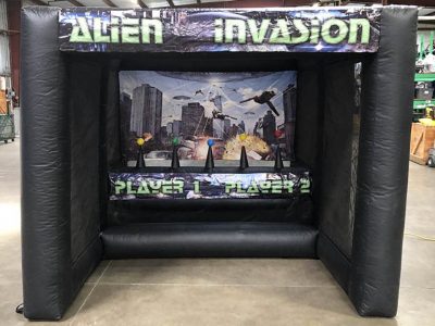 Alien Invasion Inflatable Shooting Game Rental - Cincinnati, Ohio