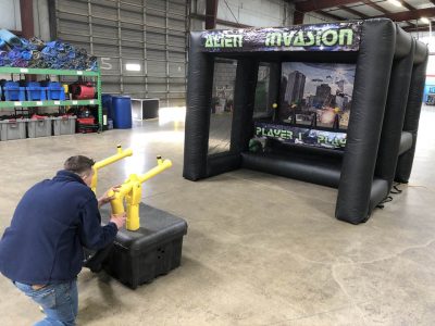 Alien Invasion Inflatable Shooting Game Rental - Cincinnati, Ohio