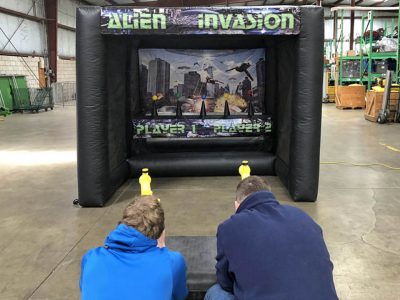 Alien Invasion Inflatable Shooting Game Rental - Cincinnati, Ohio