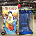 Indoor Dunk Tank Splash Attachment for Bucket Dump Game Rental Cincinnati Ohio