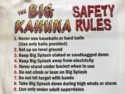 Big Kahuna Reverse Dunk Tank Bucket Dump Water Game Rental Cincinnati Ohio