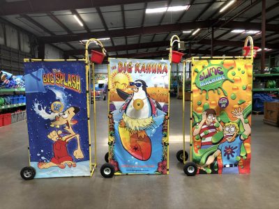 Slime Machine Big Splash Big Kahuna Reverse Dunk Tank Bucket Dump Water Game Rental Cincinnati Ohio