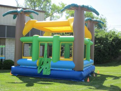 Tropical Palm Tree Teen & Adult Inflatable Bounce House Rental Cincinnati Ohio