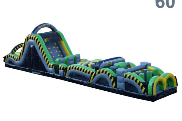 Caution Course Inflatable Obstacle Course - 60' Rental Cincinnati Ohio