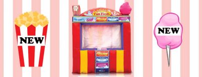 Popcorn Cotton Candy Inflatable Concession Booth Rental Cincinnati Ohio