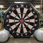 Giant Inflatable Soccer Kick Darts Bullseye Velcro Arrow Rental Cincinnati Ohio