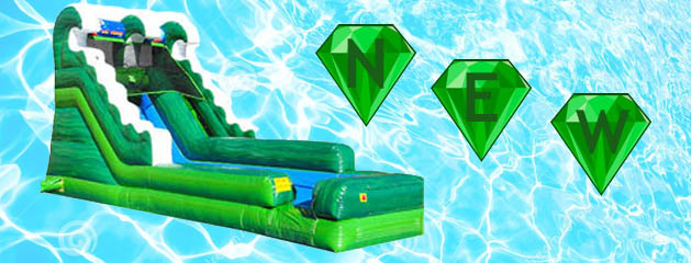 15 foot inflatable emerald water slide rental cincinnati ohio