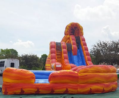 Fire "N" Ice Dual Lane Inflatable Water Slide Rental Cincinnati Ohio