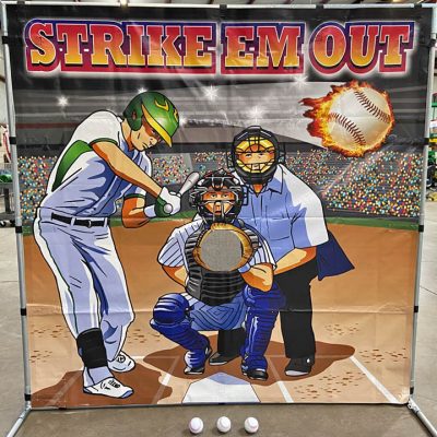 Carnival Frame Game Baseball Toss Rental Cincinnati Ohio