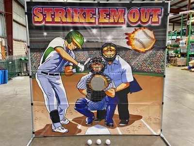 Carnival Frame Game Baseball Toss Rental Cincinnati Ohio