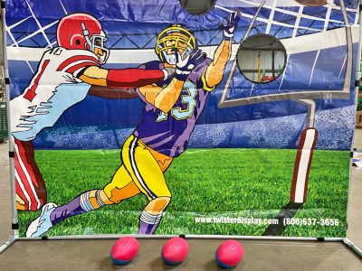 Carnival Frame Game Quarterback Football Toss Rental Cincinnati Ohio