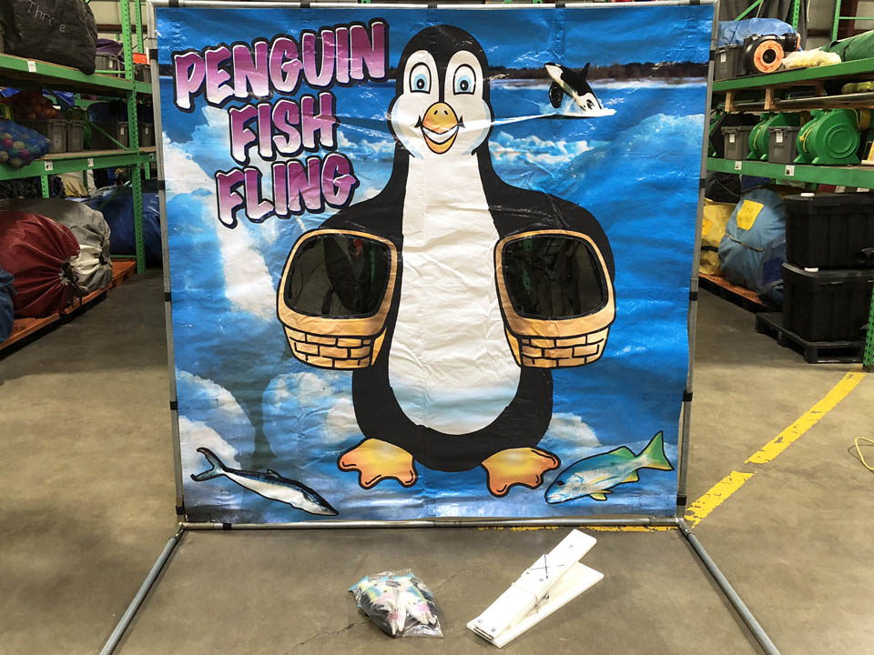 Frame Game – Penguin Fish Fling  Cincinnati A-1 Amusement Party