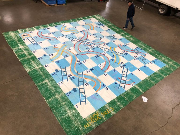 Giant Chutes and Ladders Cincinnati A1 Amusement Party Rentals