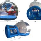 Inflatable Life Size Giant Snow Globe Rental Cincinnati Ohio