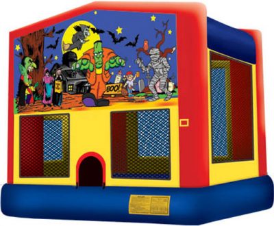 Halloween Theme Bounce House and Inflatable Combo Rental