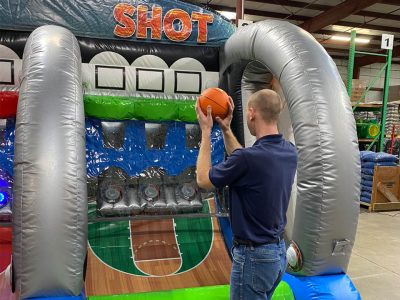 Hot Shot Basketball Pop-A-Shot Inflatable Rental Cincinnati Ohio