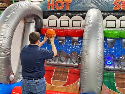 Hot Shot Basketball Pop-A-Shot Inflatable Rental Cincinnati Ohio