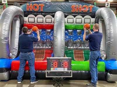 Hot Shot Basketball Pop-A-Shot Inflatable Rental Cincinnati Ohio