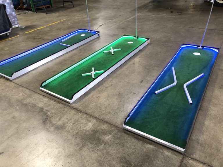 LED GLOW Portable Mini Golf - 3 Hole Rental | Cincinnati A-1 Amusement ...