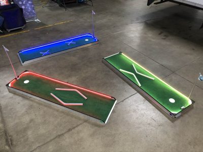 LED GLOW Portable Mini Golf - 1 3 6 9 Hole Rental Cincinnati Ohio