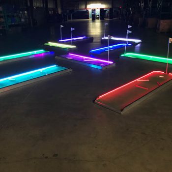 LED GLOW Portable Mini Golf - 9 Hole | Cincinnati A-1 Amusement Party ...