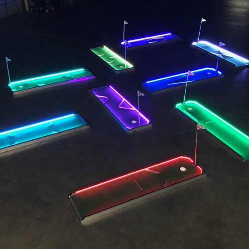 LED GLOW Portable Mini Golf - 9 Hole | Cincinnati A-1 Amusement Party ...