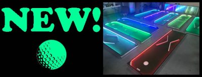 LED GLOW Portable Mini Golf - 3 6 9 18 Hole Rental Cincinnati Ohio