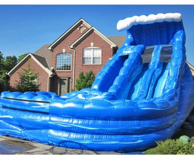 Monster Wave Dual Lane Inflatable Water Slide Rental Cincinnati Ohio