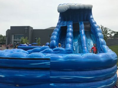 Monster Wave Dual Lane Inflatable Water Slide Rental Cincinnati Ohio