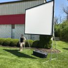 Portable Frame Movie Screen Rental Cincinnati Ohio