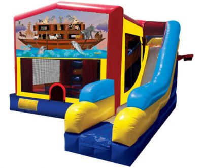 Noah's Ark Playhouse Inflatable Bounce House and Slide Combo Rental Cincinnati Ohio