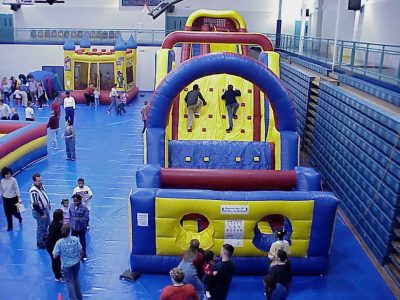 Olympic Challenge Inflatable Obstacle Course - 50' Rental Cincinnati Ohio