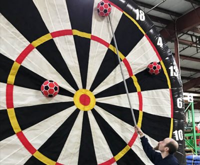 Retrieval Tool for Giant Inflatable Soccer Kick Darts Bullseye Velcro Arrow Rental Cincinnati Ohio