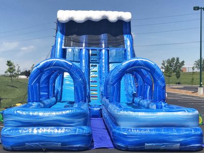 Riptide Inflatable Water Slide Dual Lane with Inflatable slip n slide rental cincinnati ohio