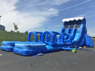 Riptide Inflatable Water Slide Dual Lane with Inflatable slip n slide rental cincinnati ohio