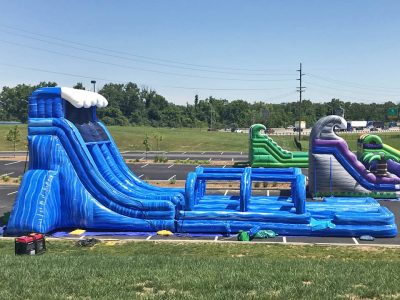 Riptide Inflatable Water Slide Dual Lane with Inflatable slip n slide rental cincinnati ohio