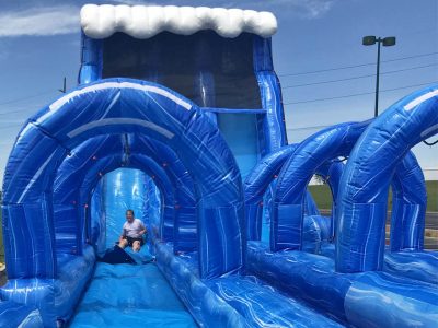 Riptide Inflatable Water Slide Dual Lane with Inflatable slip n slide rental cincinnati ohio