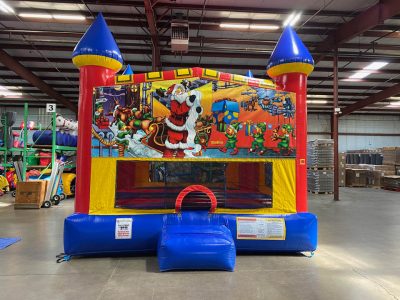 Santa Claus Custom Castle Bounce House Renal Cincinnati Ohio