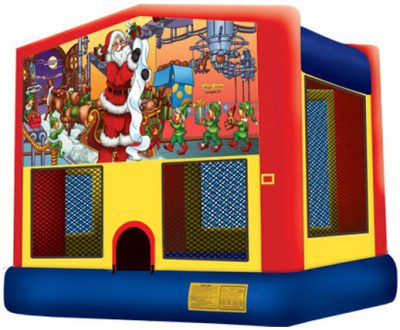 Santa Claus Christmas Bounce House Combo Rental