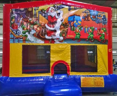 Santa Claus Christmas Bounce House Combo Rental