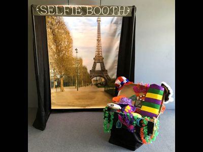 Selfie Booth Photo Backdrop Station Rental Cincinnati Ohio