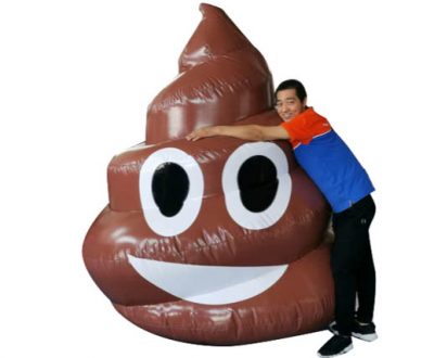 Selfie Poo Poop Emoji Inflatable Rental Cincinnati Ohio