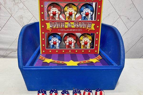 knock down a clown table top carnival skill game rental cincinnati ohio