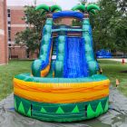 15' Tropical Rush Inflatable Water Slide - Wet or Dry Slide - Cincinnati, Ohio