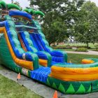 15' Tropical Rush Inflatable Water Slide - Wet or Dry Slide - Cincinnati, Ohio