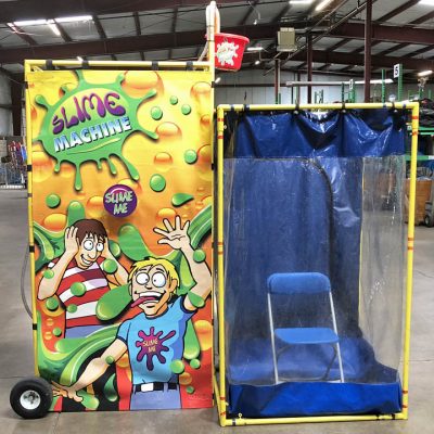 sports interactive water dunk tank game by rocket inflatables