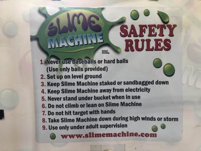 Slime Machine Bucket Dump Water Game Rental Cincinnati Ohio