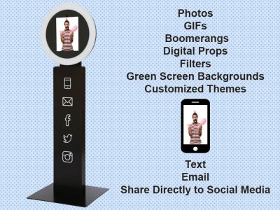 Social Media Photo Booth with Green Screen Rental Cincinnati Ohio