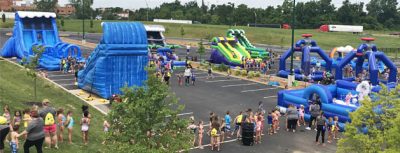 Inflatable Water Slide and Water Game Rentals for Summer in Cincinnati, Ohio